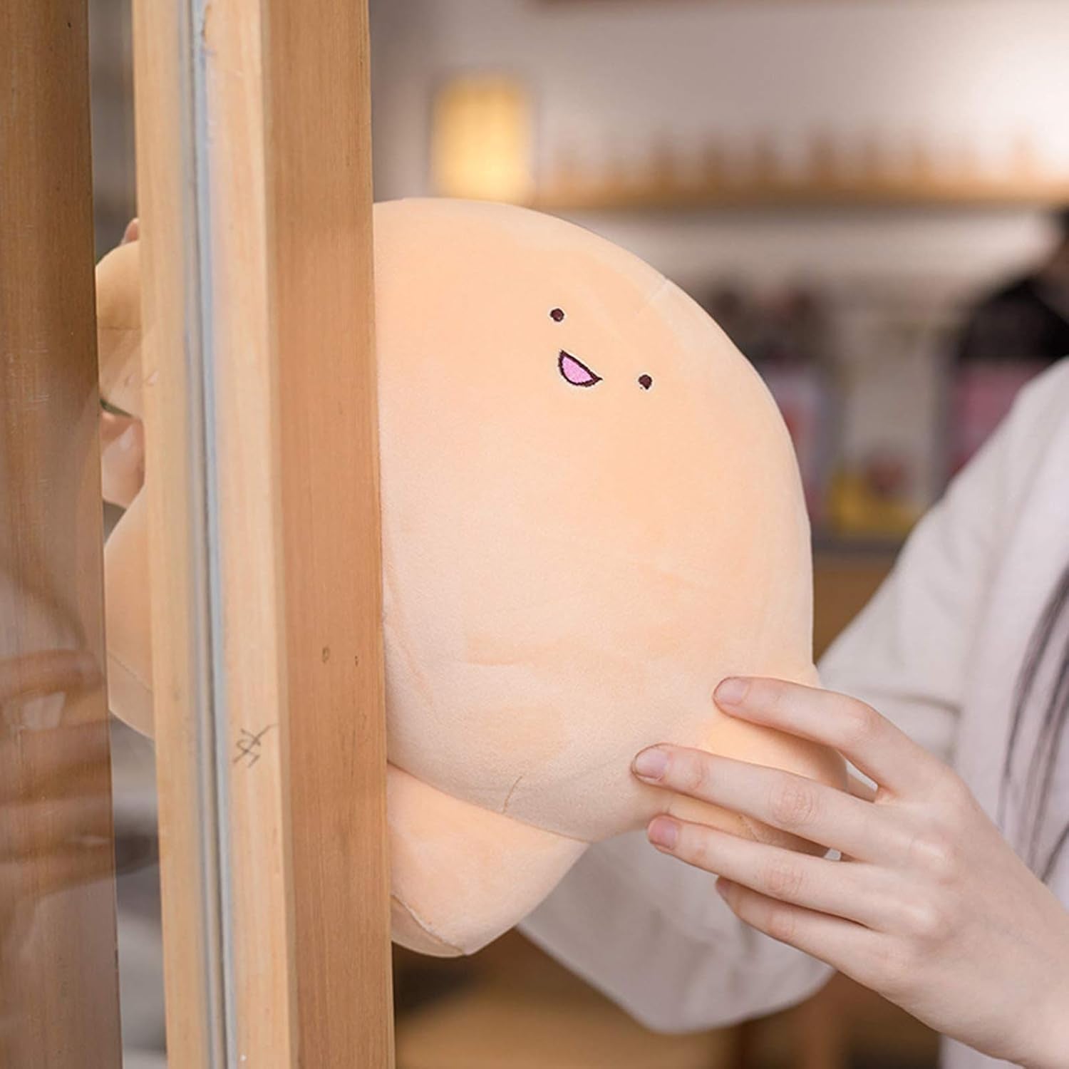 9 Inch Cute Penguin Plush Stuffed Animal Body Pillow Fat Cartoon Cylindrical Body Pillows for Kids, Super Soft Hugging Toy Gifts for Bedding, Kids Sleeping Nap Kawaii Pillow