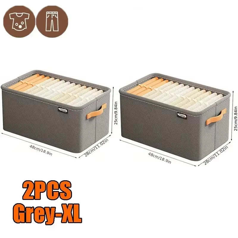 Wardrobe Organizer Box for Storage in the Closet Underwear Drawers Storage Bedroom Cabinet Socks Bra Storage Pants Organizer